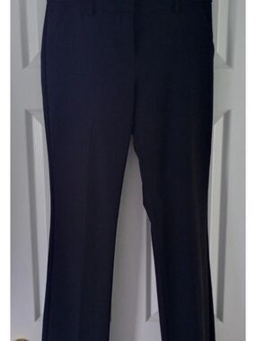 Express Brand Womens Columnist Barely Boot Mid Rise Pants 8L NWOT Navy Blue